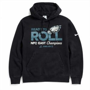 Nike Men’s Black Philadelphia Eagles 'Ready to Roll' Crewneck Hoodie